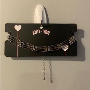 New hot topic 3 layer safety pin choker